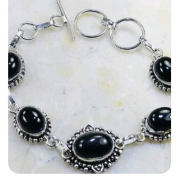 ❤Black Onyx Bracelet-❤Beautiful! - Picture 8 of 8